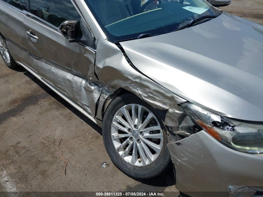 2013 Toyota Avalon Hybrid Limited VIN: 4T1BD1EB1DU015842 Lot: 39811325