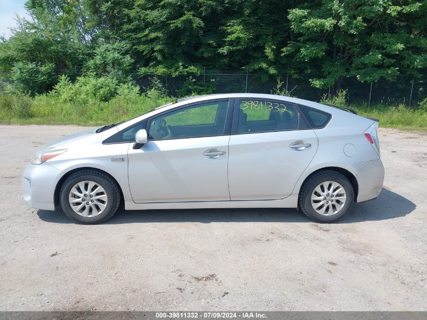 2012 Toyota Prius Plug-In VIN: JTDKN3DPXC3029009 Lot: 39811332