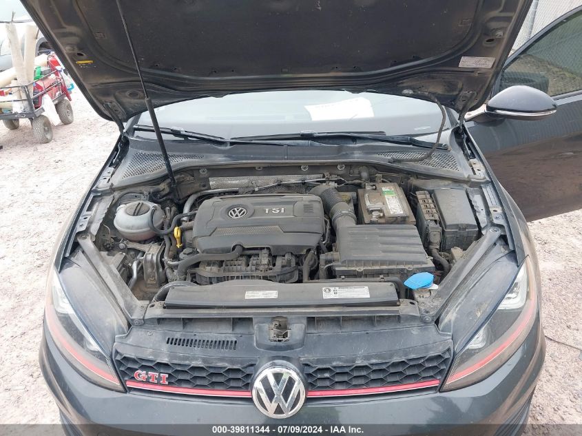 2017 Volkswagen Golf Gti Autobahn 4-Door/S 4-Door/Se 4-Door/Sport 4-Door VIN: 3VW547AU6HM010199 Lot: 39811344