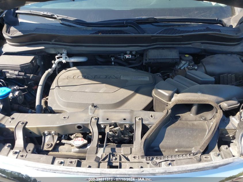 2016 Honda Pilot Lx VIN: 5FNYF6H11GB051648 Lot: 39811373