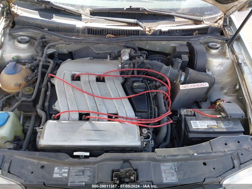 2002 Volkswagen Jetta Glx VIN: 3VWTG69M92M018530 Lot: 39811387