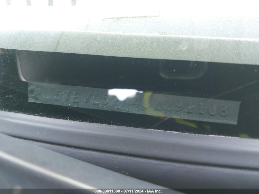 2003 Toyota Tacoma VIN: 5TEVL52N43Z291108 Lot: 39811388