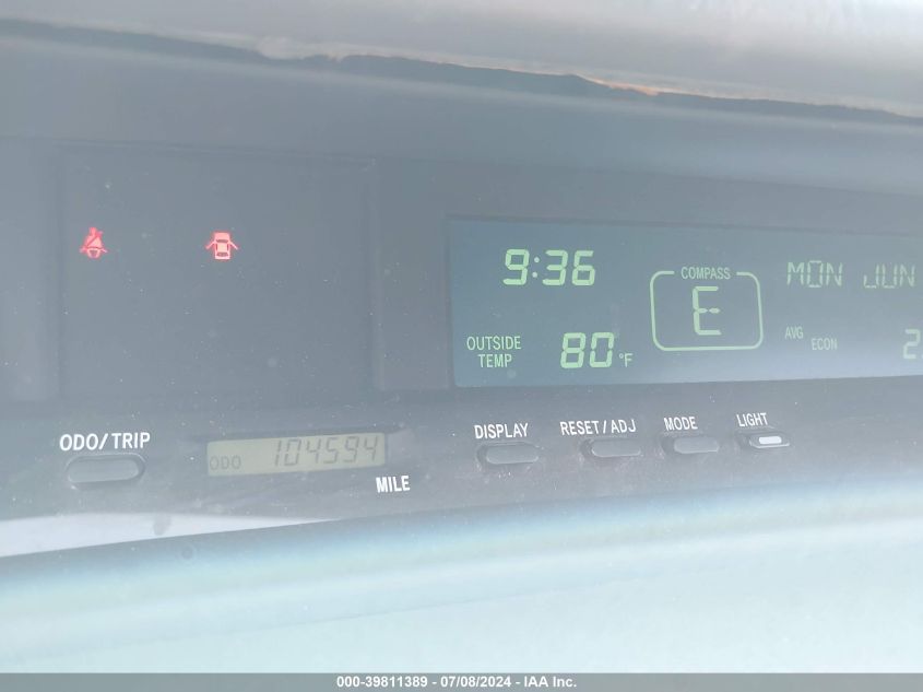 2003 Toyota Avalon Xls VIN: 4T1BF28B53U301722 Lot: 39811389