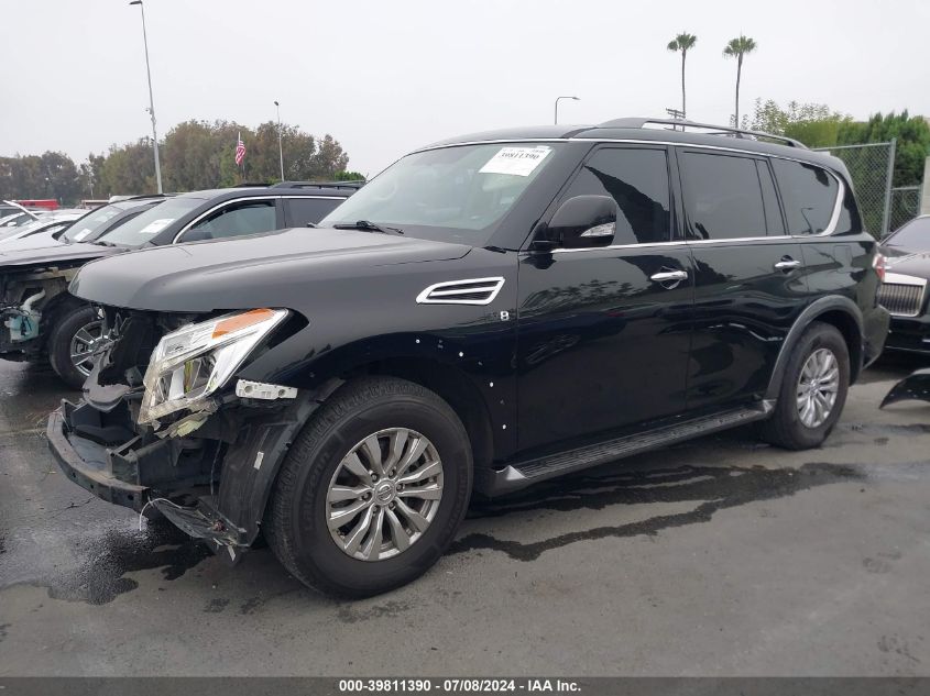 2018 Nissan Armada Sv VIN: JN8AY2ND8J9059917 Lot: 39811390