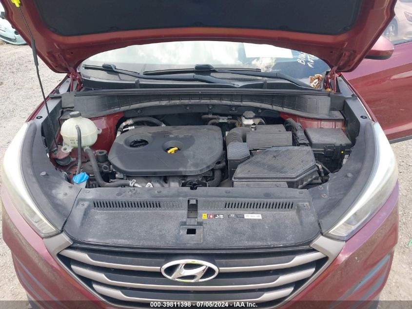 2016 Hyundai Tucson Se VIN: KM8J23A46GU228391 Lot: 39811398