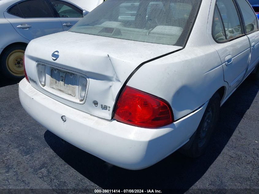 2004 Nissan Sentra 1.8S VIN: 3N1CB51DX4L486138 Lot: 39811414