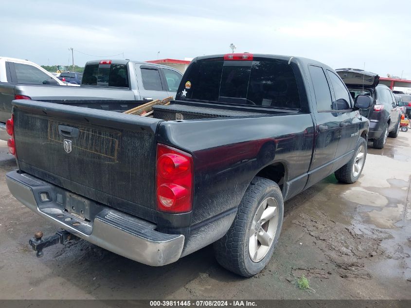 2007 Dodge Ram 1500 Slt VIN: 1D7HA18P87S186768 Lot: 39811445