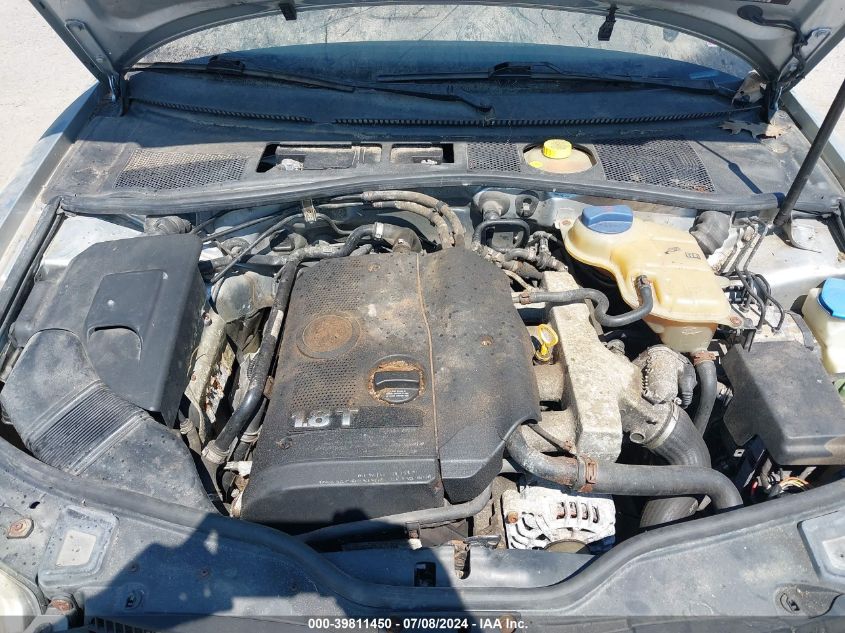 2001 Volkswagen Passat Gls VIN: WVWVD63B01E247503 Lot: 39811450