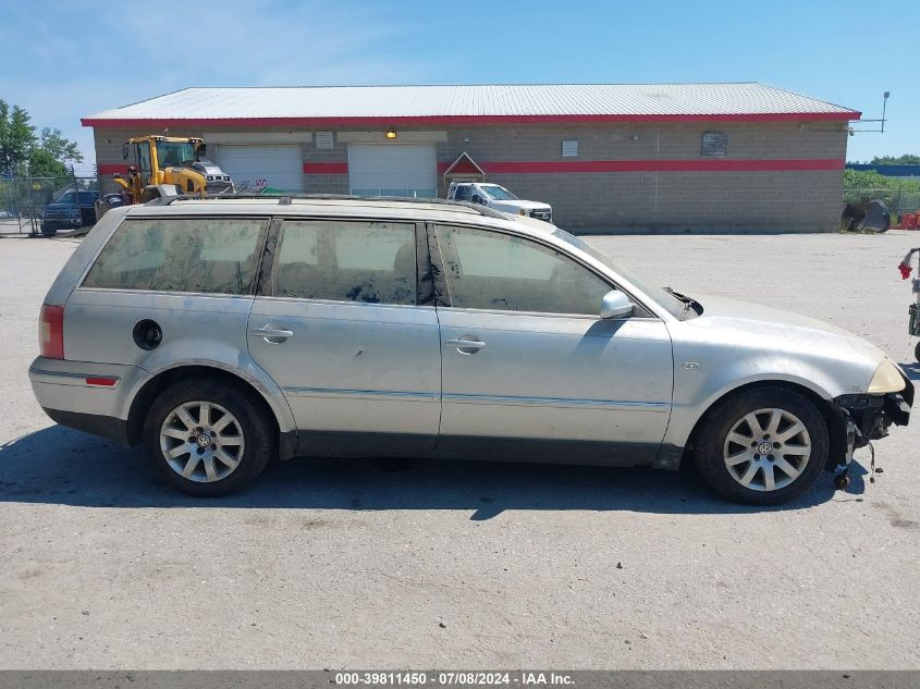 2001 Volkswagen Passat Gls VIN: WVWVD63B01E247503 Lot: 39811450