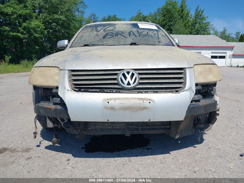 2001 Volkswagen Passat Gls VIN: WVWVD63B01E247503 Lot: 39811450