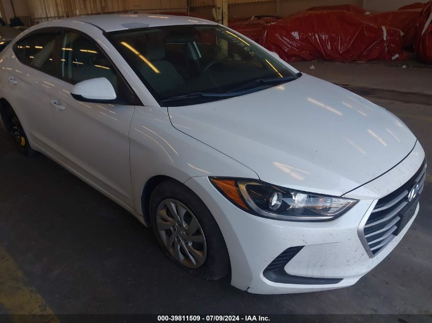 2017 Hyundai Elantra Se VIN: 5NPD74LF9HH201088 Lot: 39811509