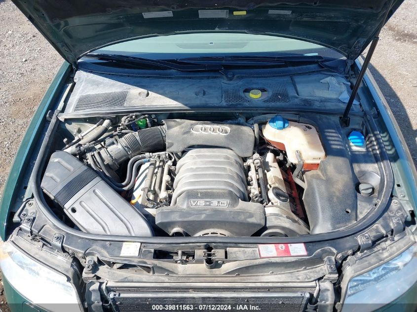 2002 Audi A4 3.0 VIN: WAULT68E22A120755 Lot: 39811563