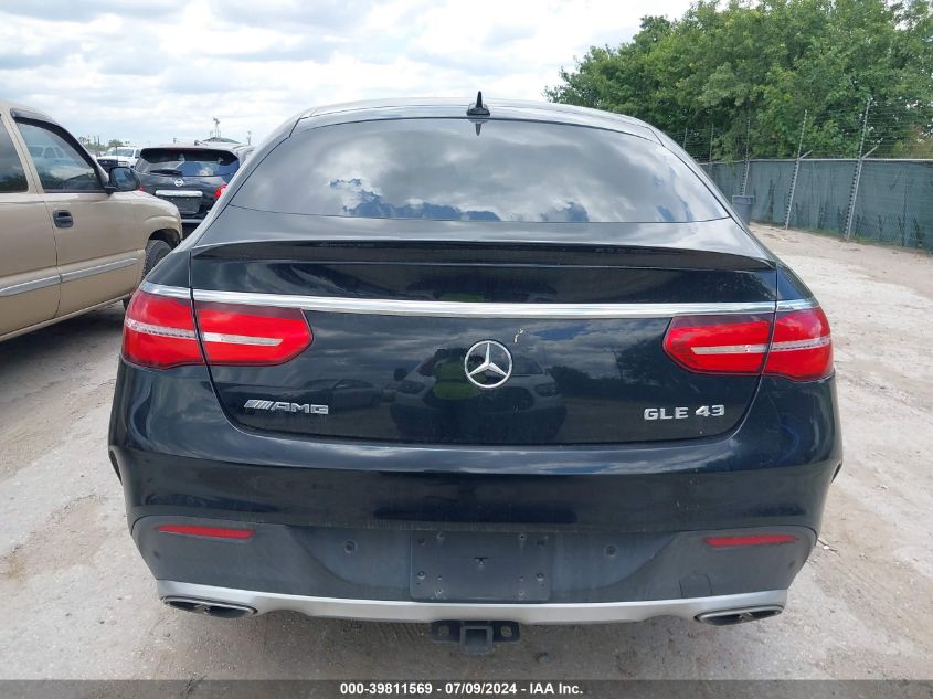 2018 Mercedes-Benz Gle Coupe 43 Amg VIN: 4JGED6EB2JA114550 Lot: 39811569