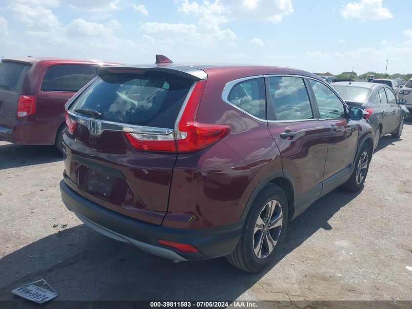VIN 7FARW5H30HE015228 2017 HONDA CR-V LX