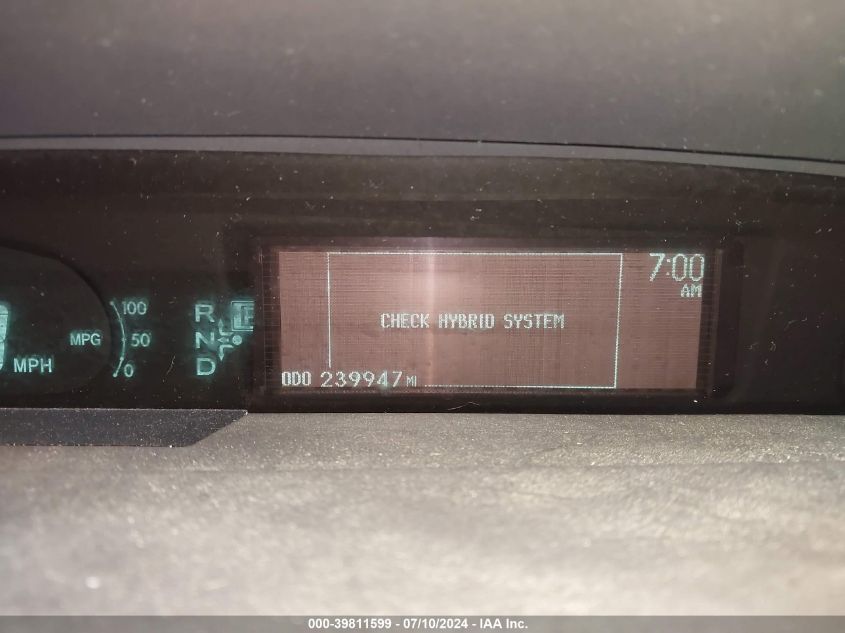 2010 Toyota Prius VIN: JTDKN3DU5A0223855 Lot: 39811599