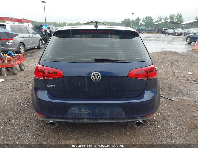 2015 VOLKSWAGEN GOLF GTI 2.0T SE 4-DOOR - 3VW4T7AU6FM016032