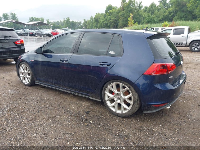 2015 VOLKSWAGEN GOLF GTI 2.0T SE 4-DOOR - 3VW4T7AU6FM016032