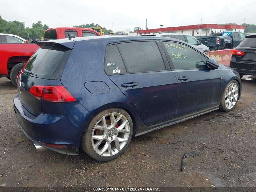 2015 VOLKSWAGEN GOLF GTI 2.0T SE 4-DOOR - 3VW4T7AU6FM016032
