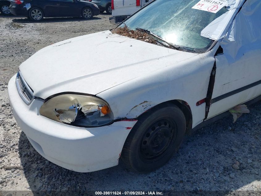 1998 Honda Civic Lx VIN: 2HGEJ6679WH613783 Lot: 39811624