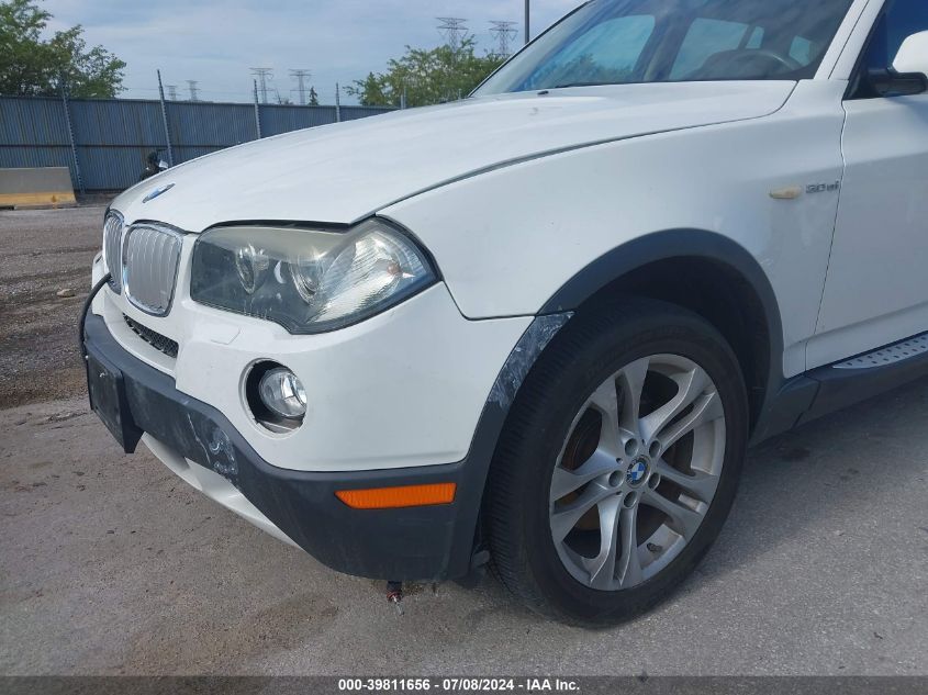 2008 BMW X3 3.0Si VIN: WBXPC93438WJ15129 Lot: 39811656