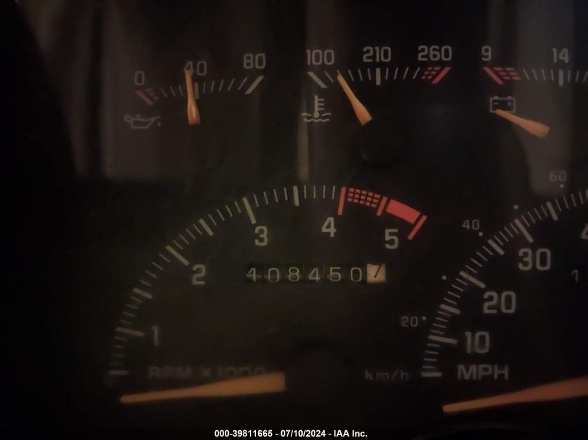 1994 Chevrolet Gmt-400 K2500 VIN: 1GCGK29N5RE279027 Lot: 39811665