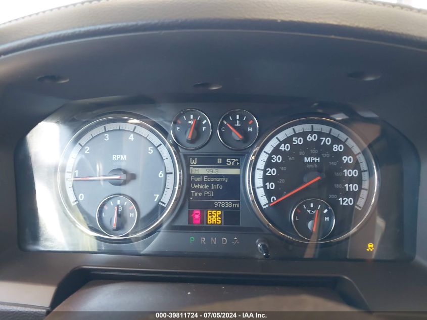 2010 Dodge Ram 1500 Laramie VIN: 1D7RV1GT9AS153048 Lot: 39811724