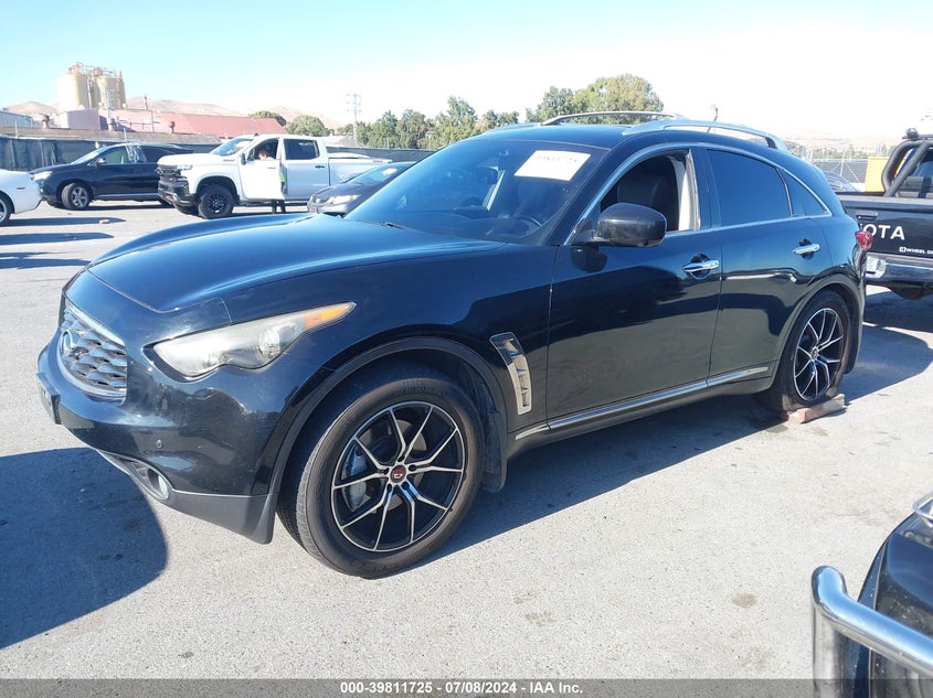 2010 Infiniti Fx50 VIN: JN8BS1MW9AM830272 Lot: 39811725