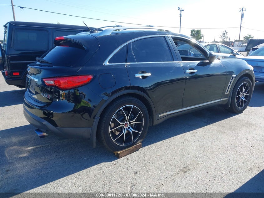 2010 Infiniti Fx50 VIN: JN8BS1MW9AM830272 Lot: 39811725