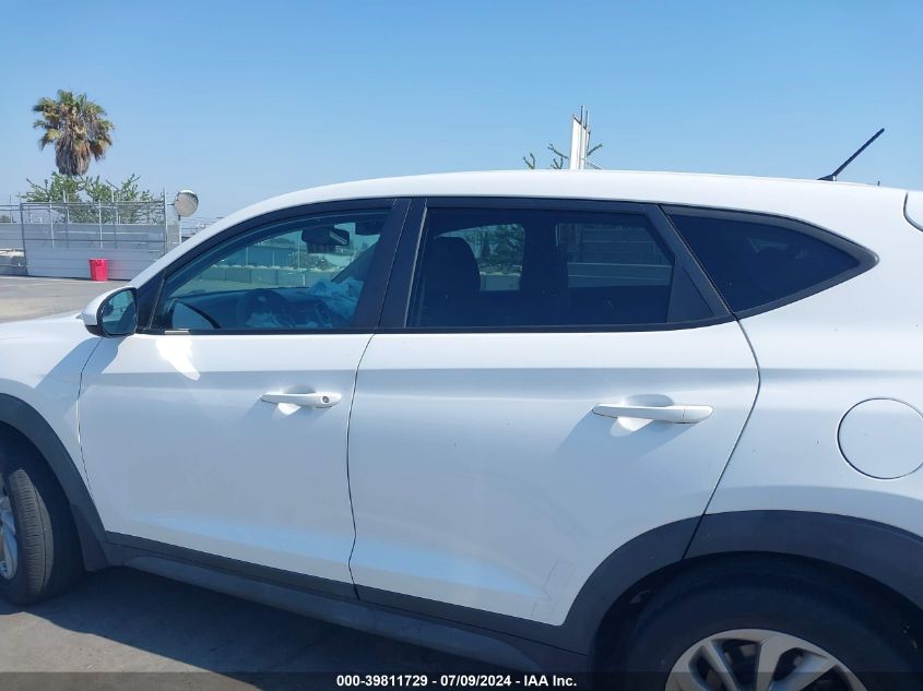 2018 Hyundai Tucson Se VIN: KM8J23A44JU817155 Lot: 39811729