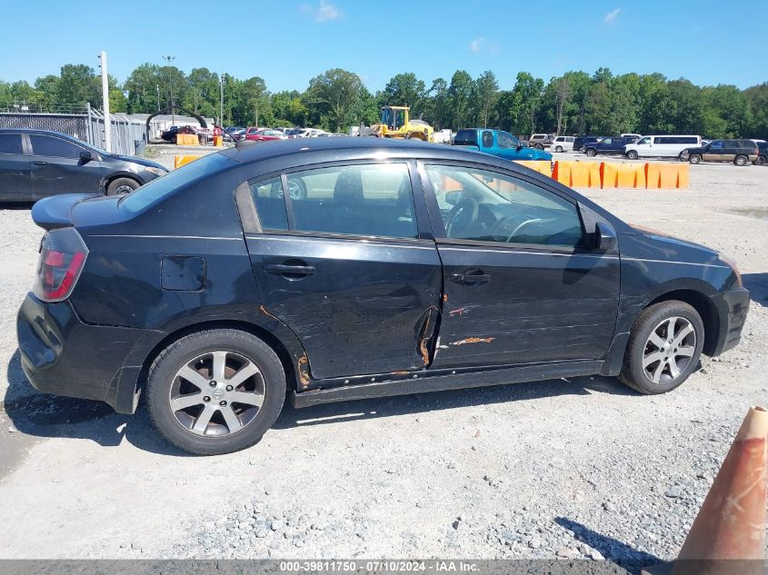 2012 Nissan Sentra 2.0 Sr VIN: 3N1AB6AP9CL658343 Lot: 39811750