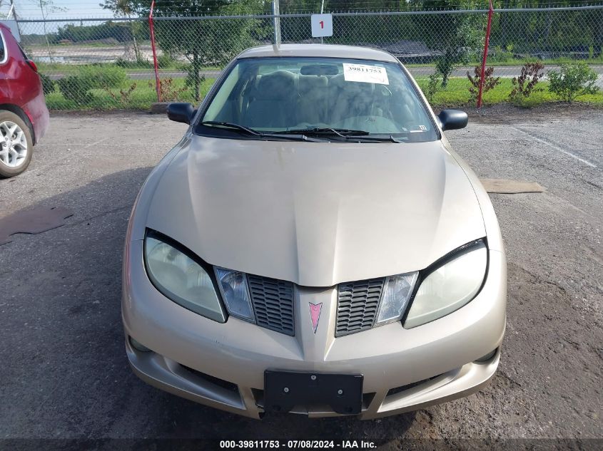 2005 Pontiac Sunfire VIN: 3G2JB12F25S120523 Lot: 39811753