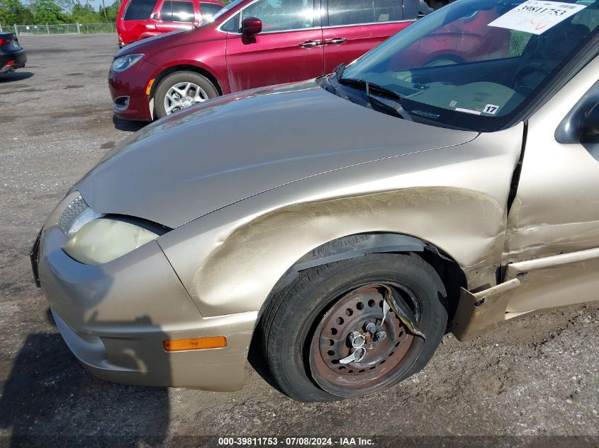 2005 Pontiac Sunfire VIN: 3G2JB12F25S120523 Lot: 39811753