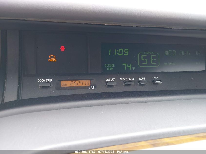 2000 Toyota Avalon Xls VIN: 4T1BF28BXYU021608 Lot: 39811767