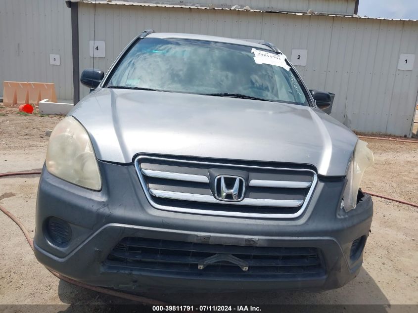 2005 Honda Cr-V Lx VIN: JHLRD68585C020312 Lot: 39811791