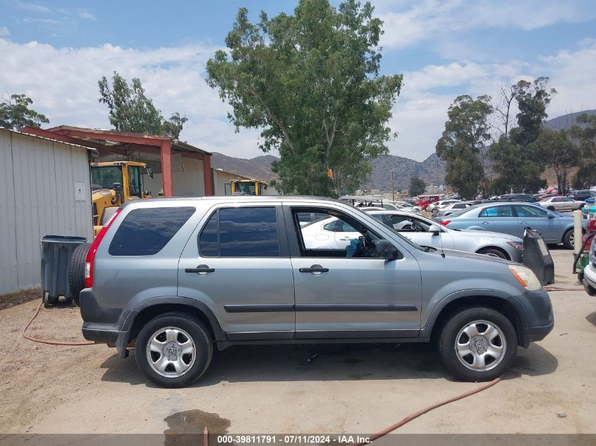 2005 Honda Cr-V Lx VIN: JHLRD68585C020312 Lot: 39811791