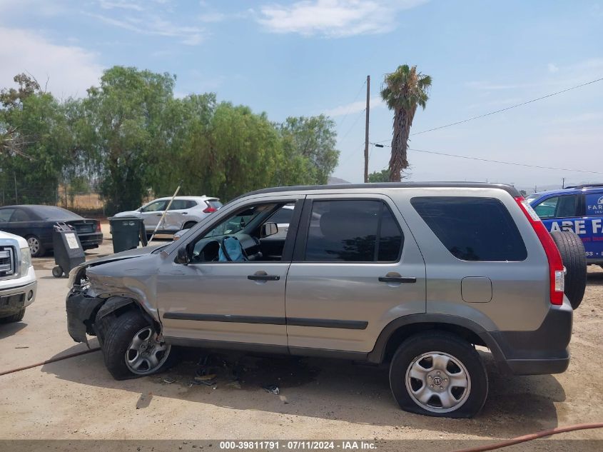 2005 Honda Cr-V Lx VIN: JHLRD68585C020312 Lot: 39811791