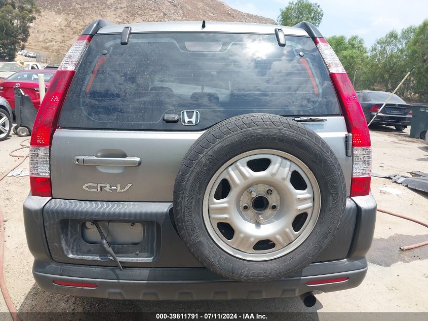 2005 Honda Cr-V Lx VIN: JHLRD68585C020312 Lot: 39811791