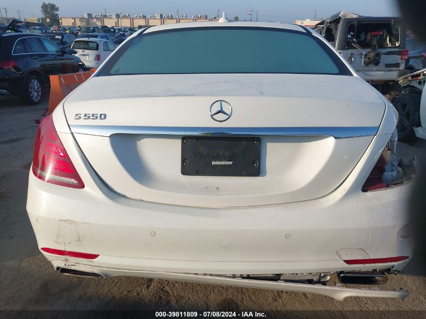 2016 Mercedes-Benz S 550 VIN: WDDUG8CB1GA209797 Lot: 39811809