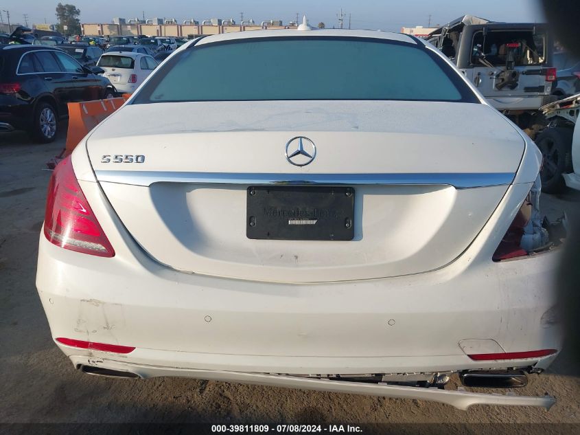 2016 Mercedes-Benz S 550 VIN: WDDUG8CB1GA209797 Lot: 39811809