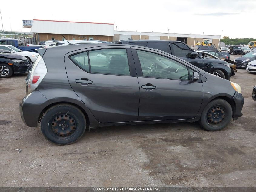 2013 Toyota Prius C Two VIN: JTDKDTB31D1534548 Lot: 39811819