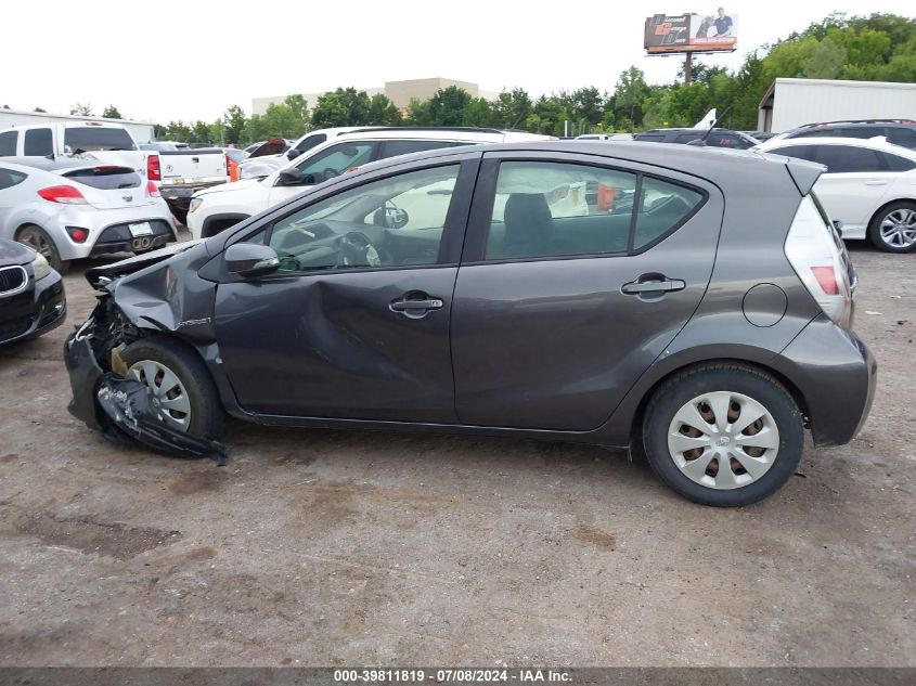 2013 Toyota Prius C Two VIN: JTDKDTB31D1534548 Lot: 39811819