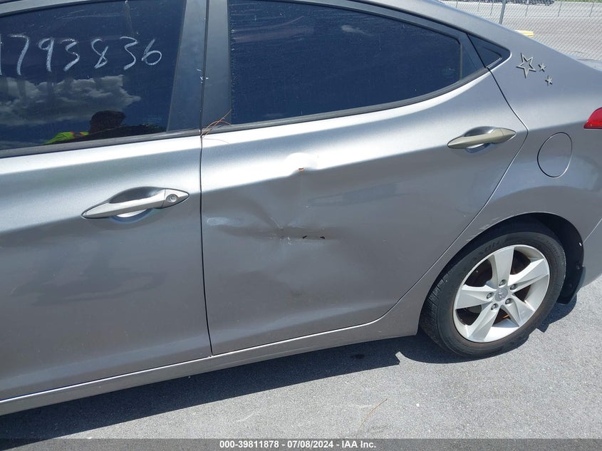 2012 Hyundai Elantra Gls (Ulsan Plant) VIN: KMHDH4AE3CU450181 Lot: 39811878