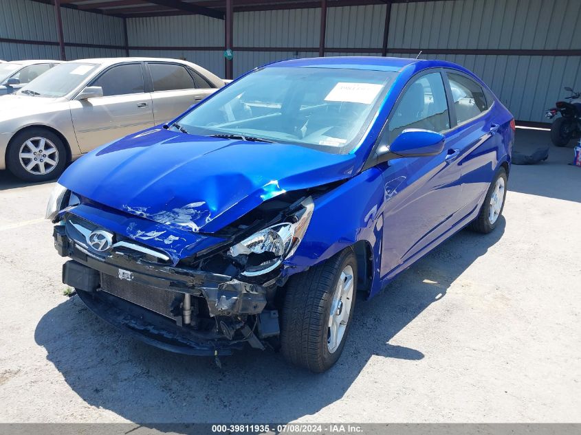 2014 Hyundai Accent Gls/Gs VIN: KMHCT4AE4EU673441 Lot: 39811935