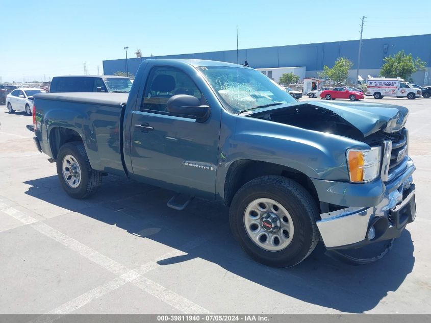 2009 GMC Sierra 1500 Work Truck VIN: 1GTEC14X49Z242440 Lot: 39811940