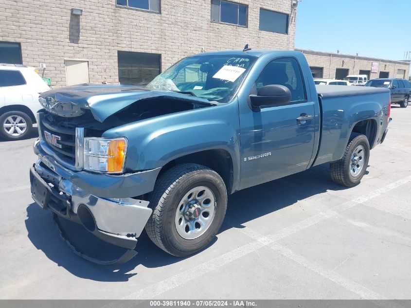 2009 GMC Sierra 1500 Work Truck VIN: 1GTEC14X49Z242440 Lot: 39811940