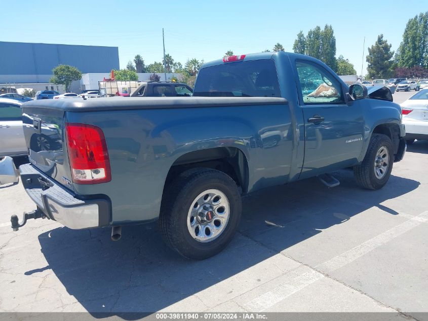 2009 GMC Sierra 1500 Work Truck VIN: 1GTEC14X49Z242440 Lot: 39811940