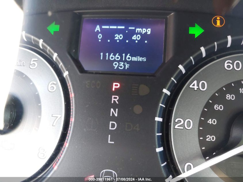 2012 Honda Odyssey Touring/Touring Elite VIN: 5FNRL5H95CB103919 Lot: 39811961