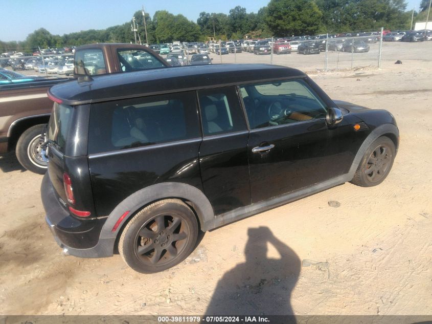 WMWML33559TX50102 | 2009 MINI COOPER CLUBMAN