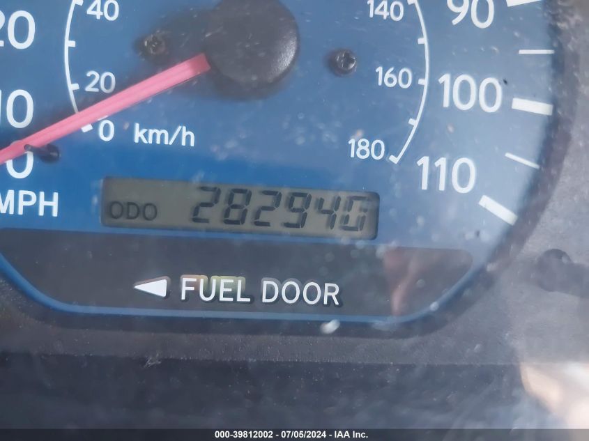 2001 Toyota Sienna Le VIN: 4T3ZF13C21U349840 Lot: 39812002