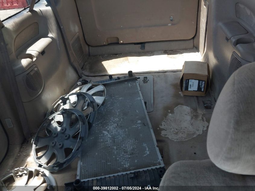 2001 Toyota Sienna Le VIN: 4T3ZF13C21U349840 Lot: 39812002